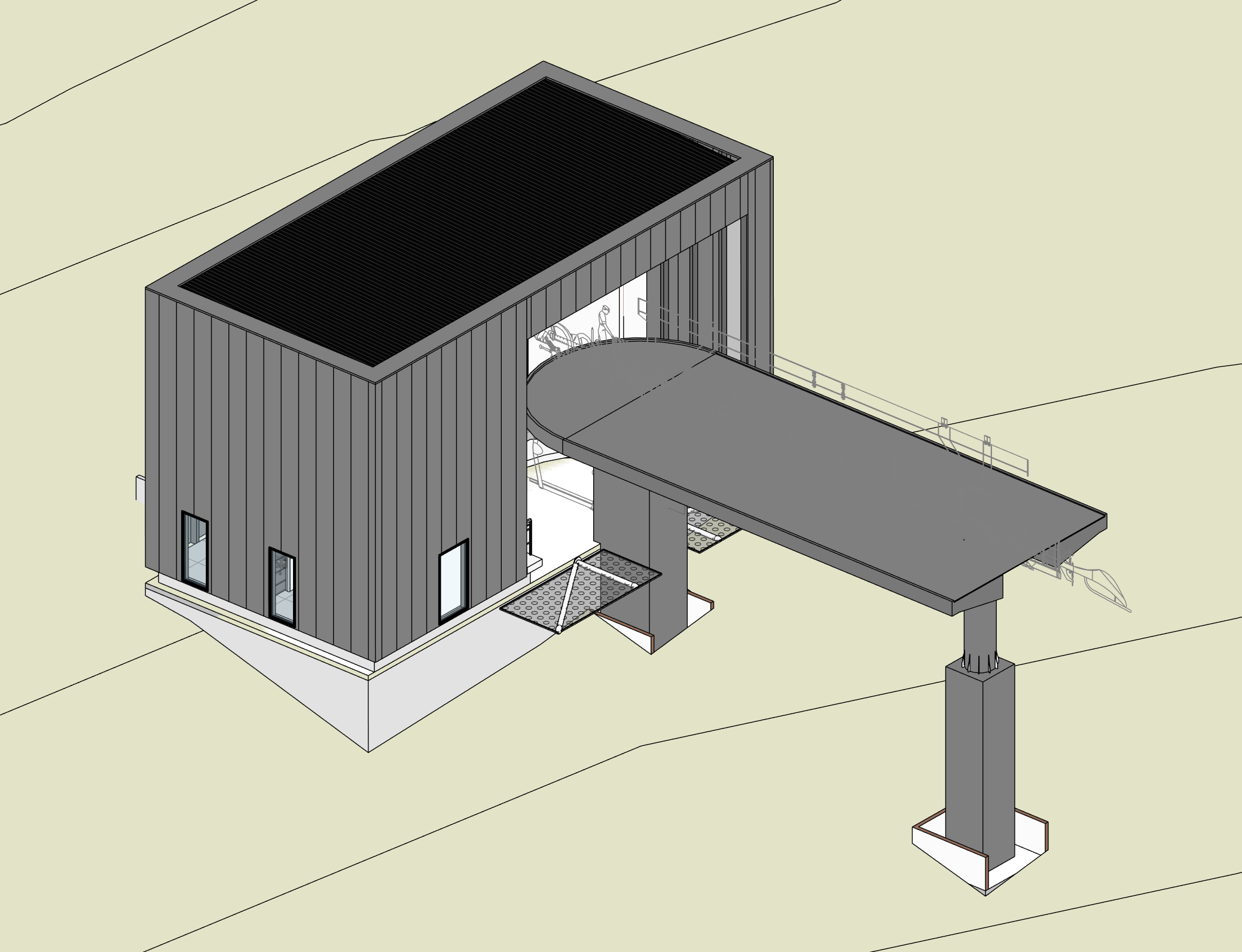 Cable Station Isometric